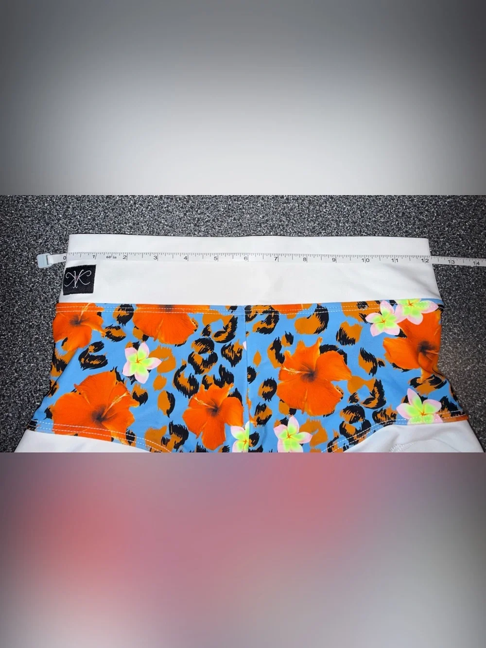 Kandi Kouture Dance Floral-Print  Set Blue & Orange Size Teen X-Small (0/2)